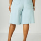 Short large en denim stretch