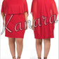Robe rouge a cape