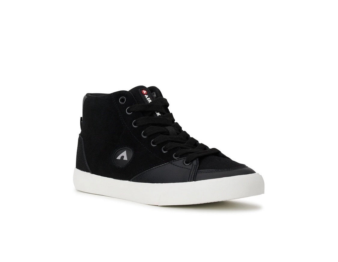 Montantes noires a semelles blanches